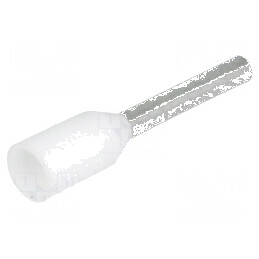 Vârf tub capăt izolat cupru 0,5mm2 8mm cositorit crimpat | Electronic-mag.ro | Componente Electronice