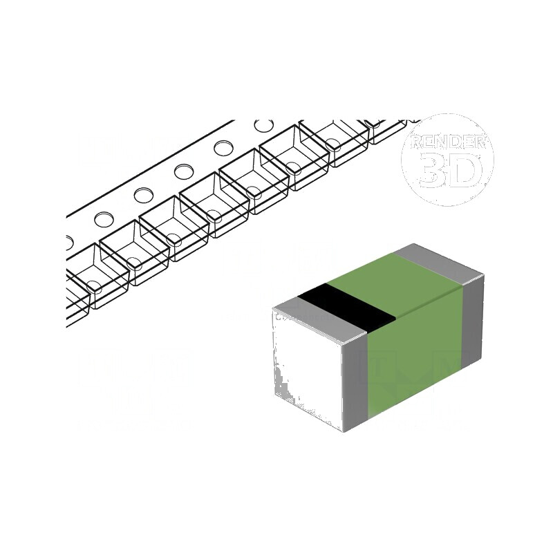 Inductor SMD 0201 3,6nH 400mA 0,3Ω Q: 14 6000MHz ±0,1nH | Electronic-mag.ro | Componente Electronice