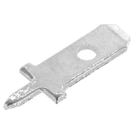 Terminal plat 2,8mm 0,5mm tată THT alamă argintat | Electronic-mag.ro | Componente Electronice