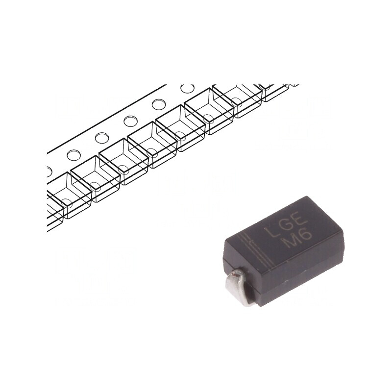 Diodă redresoare SMD 800V 1A SMAJ 1.1V 30A | Electronic-mag.ro | Componente Electronice Diodă redresoare SMD 800V 1A SMAJ 1.1V 30A | Electronic-mag.ro | Componente Electronice