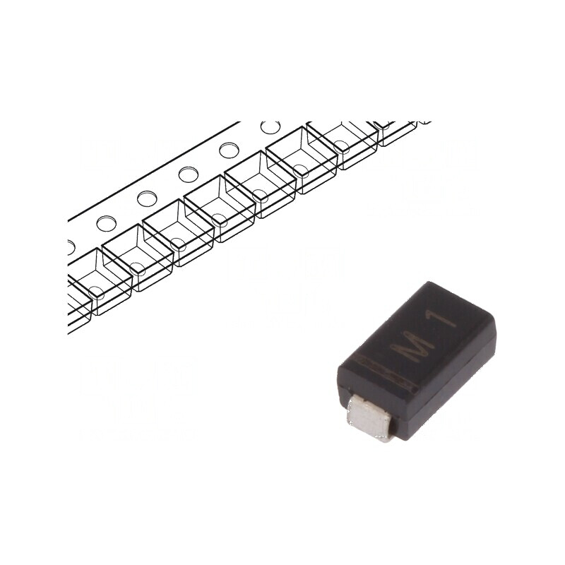 Diodă redresoare SMD 50V 1A SMAJ 1.1V | Electronic-mag.ro | Componente Electronice