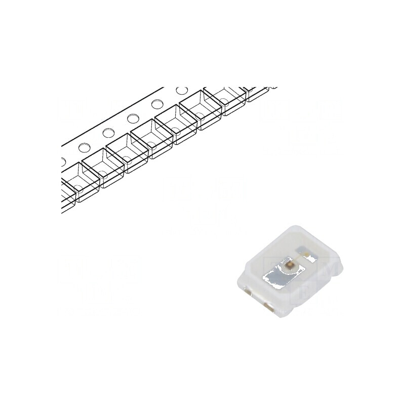 LED SMD 2216 Portocalie PLCC2 170-430mcd 2,2x1,6x0,55mm 120° | Electronic-mag.ro | Componente Electronice