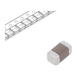 Condensator ceramic MLCC 22pF 50V C0G ±5% SMD 0402 | Electronic-mag.ro | Componente Electronice