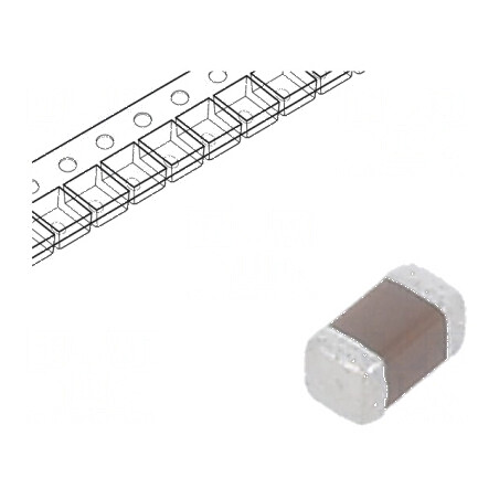 Condensator ceramic MLCC 22pF 50V C0G ±5% SMD 0402 | Electronic-mag.ro | Componente Electronice