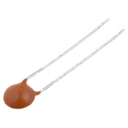 Condensator ceramic 10pF 50V ±10% THT 2,54mm | Electronic-mag.ro | Componente Electronice