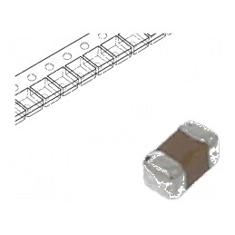 Condensator ceramic MLCC 1nF 50V X7R ±10% SMD 0402 | Electronic-mag.ro | Componente Electronice