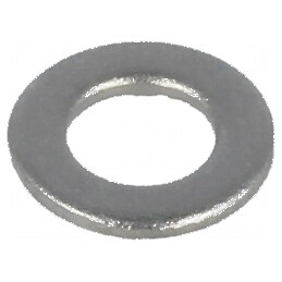 Şaibă rotundă M3 D6mm h0,5mm alamă nichelată BN 566 | Electronic-mag.ro | Componente Electronice
