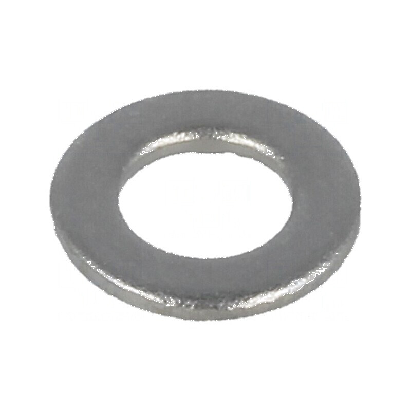 Şaibă rotundă M3 D6mm h0,5mm alamă nichelată BN 566 | Electronic-mag.ro | Componente Electronice