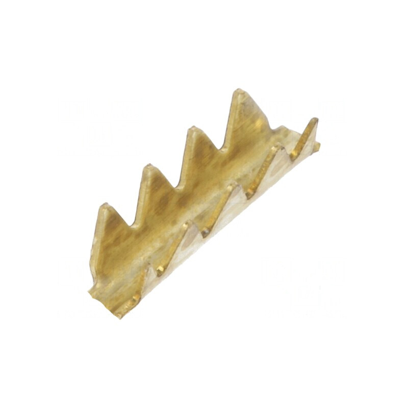 Vârf lamelă neizolat alamă 0,3-0,75mm² 6,8mm fără crimpat | Electronic-mag.ro | Componente Electronice