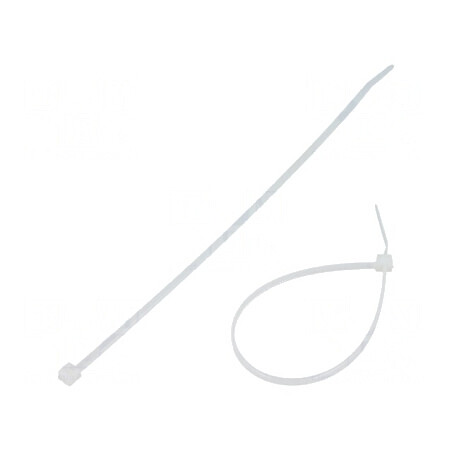 Colier de strângere poliamidă 160mm x 2,5mm 80N naturală | Electronic-mag.ro | Componente Electronice