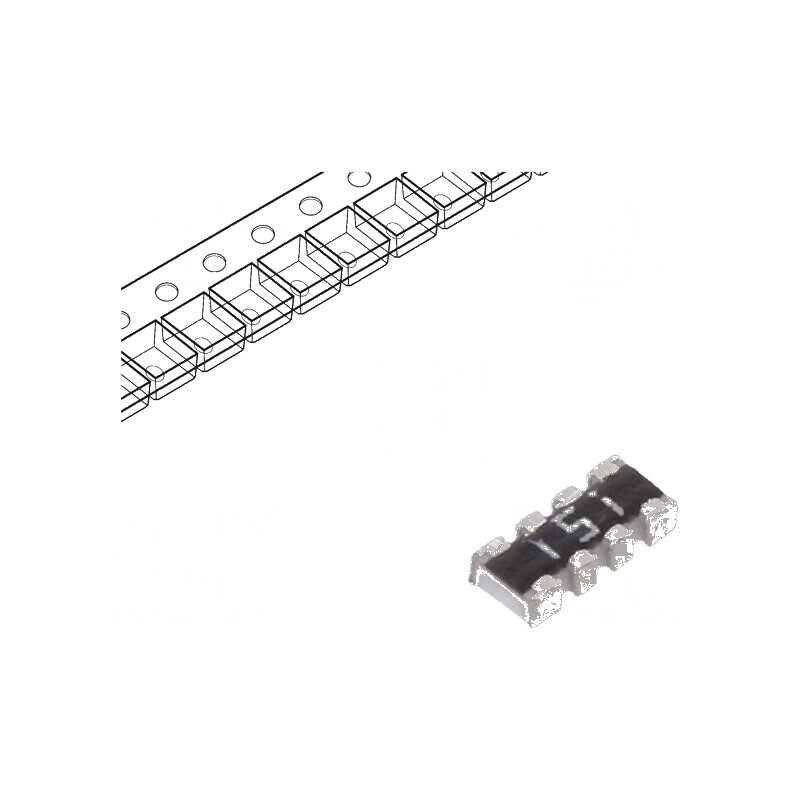 Rezistor Y SMD 150Ω ±5% 62,5mW 4pini | Electronic-mag.ro | Componente Electronice