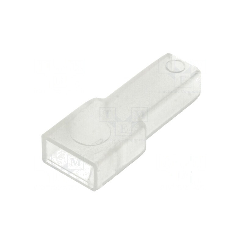 Carcase terminale mamă 6,3mm pentru conectori - 1 pistă | Electronic-mag.ro | Componente Electronice