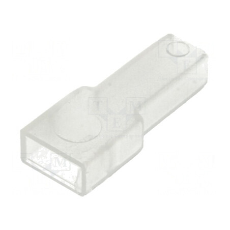 Carcase terminale mamă 6,3mm pentru conectori - 1 pistă | Electronic-mag.ro | Componente Electronice
