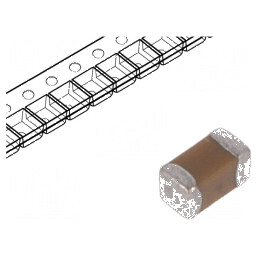 Condensator ceramic MLCC 1nF 50V C0G ±5% SMD 0402 | Electronic-mag.ro | Componente Electronice