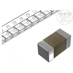 Condensator ceramic MLCC 20pF 50V C0G SMD 0603 ±5% | Electronic-mag.ro | Componente Electronice