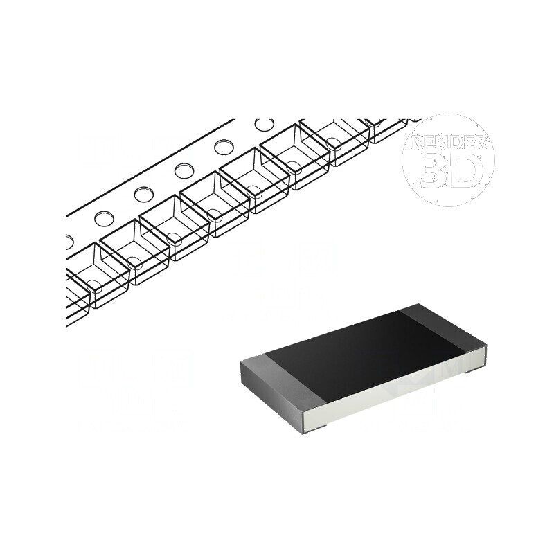 Rezistor SMD 0402 1,1kΩ 100mW ±1% -55÷155°C | Electronic-mag.ro | Componente Electronice