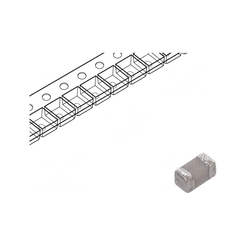 Condensator ceramic MLCC 2,2nF 50V X7R ±10% SMD 0402 | Electronic-mag.ro | Componente Electronice