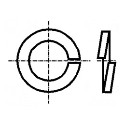 Şaibă elastică M3 D6,2mm h0,8mm oțel inoxidabil A2 | Electronic-mag.ro | Componente Electronice