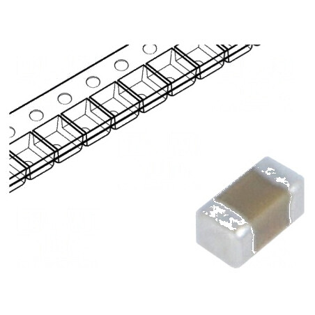 Condensator ceramic MLCC 100nF 25V X7R ±10% SMD 0402 | Electronic-mag.ro | Componente Electronice