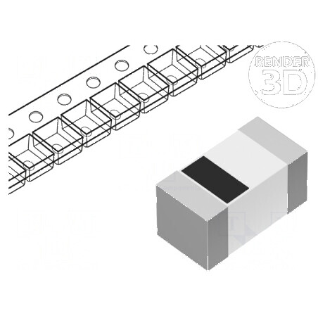 Inductor ceramic SMD 0201 33nH 110mA 2.2Ω 300MHz | Electronic-mag.ro | Componente Electronice