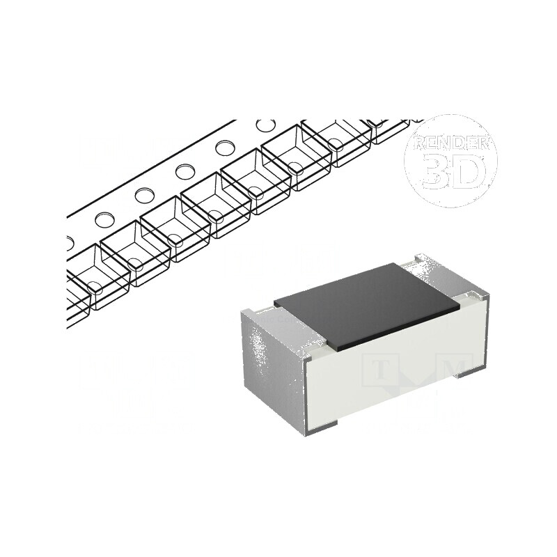 Rezistor SMD 01005 1kΩ 31,25mW ±5% -55÷125°C | Electronic-mag.ro | Componente Electronice