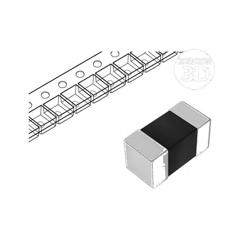 Talon Impuls Ferită 100MHz 1800Ω SMD 0,1A 0402 R 1,4Ω | Electronic-mag.ro | Componente Electronice Talon Impuls Ferită 100MHz 1800Ω SMD 0,1A 0402 R 1,4Ω | Electronic-mag.ro | Componente Electronice