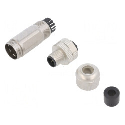Mufă M12 PIN 5 tată DeviceNet CANopen IP65 | Electronic-mag.ro | Componente Electronice