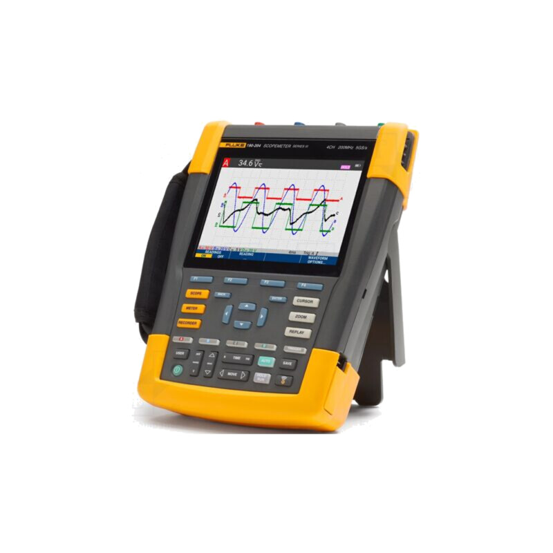 Scopometre; 200MHz; 8bit; color,LCD; Ch: 4; 2,5Gsps; 10kpts/ch; IP51