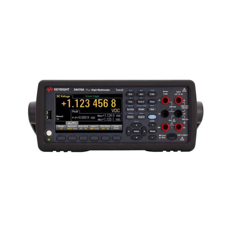 Multimetru de masă; LCD TFT 4,3"; 7,5 cifre; 480x272; 3÷300kHz