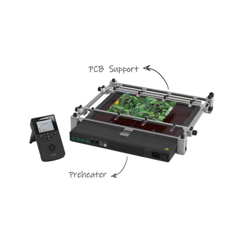 Preîncălzitor; 1,8kW; 360x277mm; 230VAC; 50÷250°C; ESD