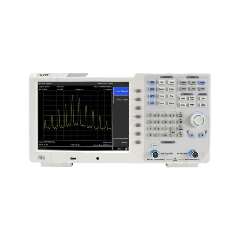 Analizor de spectru; 9kHz÷3,2GHz; LAN,USB device,USB Host,VGA