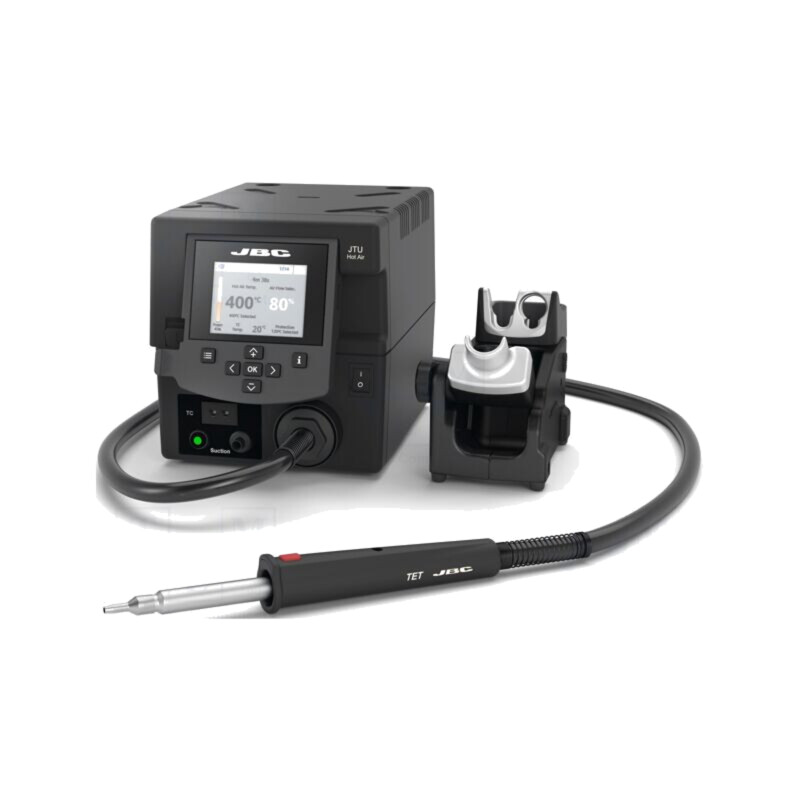 Staţie cu aer cald; digitală,din butoane; 300W; 150÷450°C; ESD