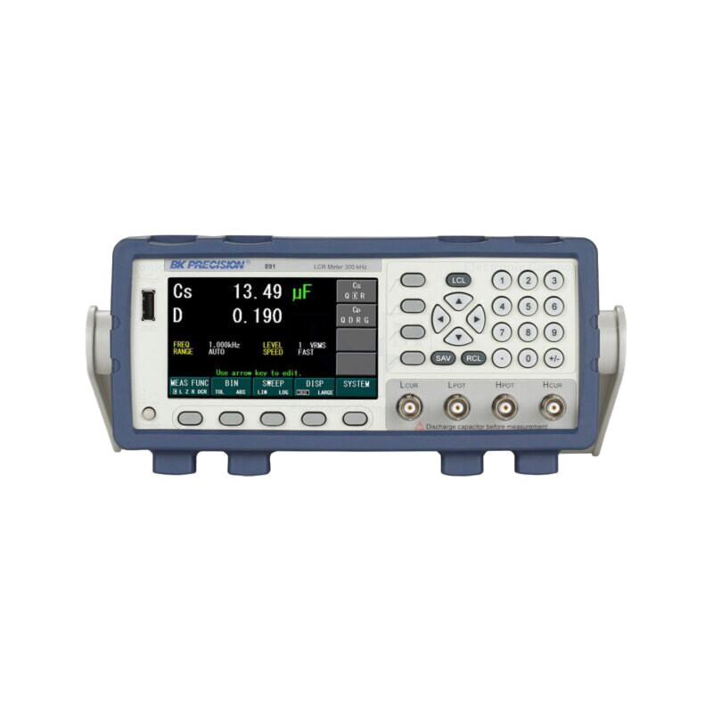 Punte RLC; LCD 4,3"; 480x272; 10mΩ÷100MΩ; 0,01pF÷100mF; 0,05%