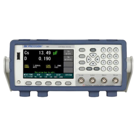 Punte RLC; LCD 4,3"; 480x272; 10mΩ÷100MΩ; 0,01pF÷100mF; 0,05%