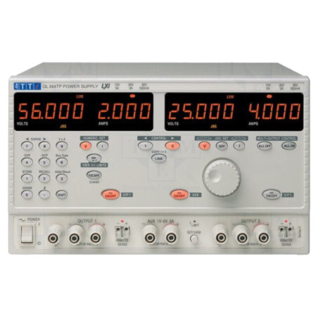 Alimentator: de laborator programabil; Ch: 3; 0÷56VDC; 0÷4A; 0÷4A