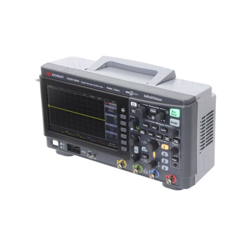 Osciloscop: digital; DSO; Ch: 4; 70MHz; 2Gsps; 1Mpts; LCD 7"; ≤5ns