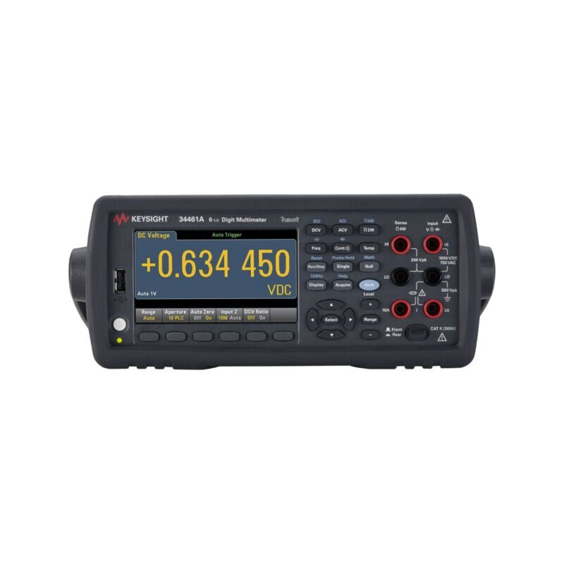 Multimetru de masă; LCD TFT 4,3"; 6,5 cifre; 480x272; 3÷300kHz