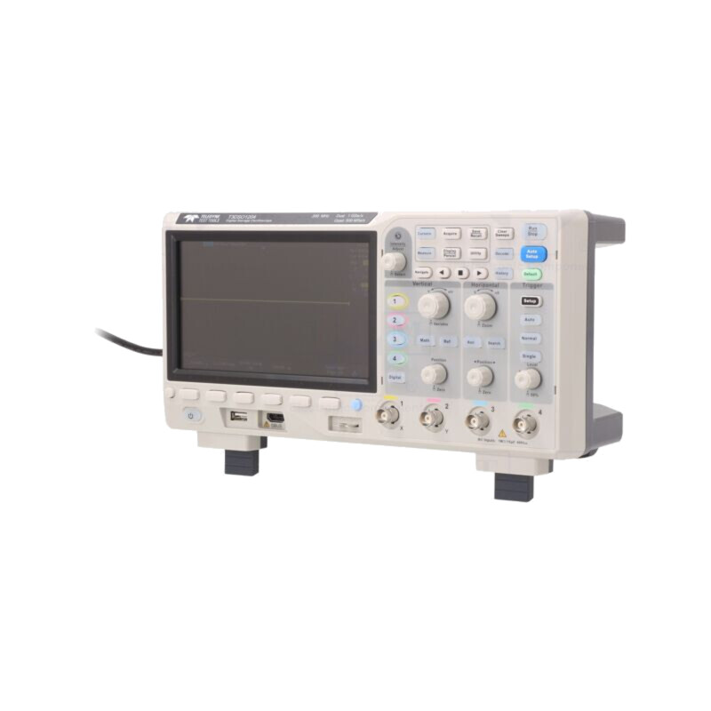 Osciloscop: digital; Ch: 4; 200MHz; 1Gsps; 14Mpts/ch; 1n÷100s/div