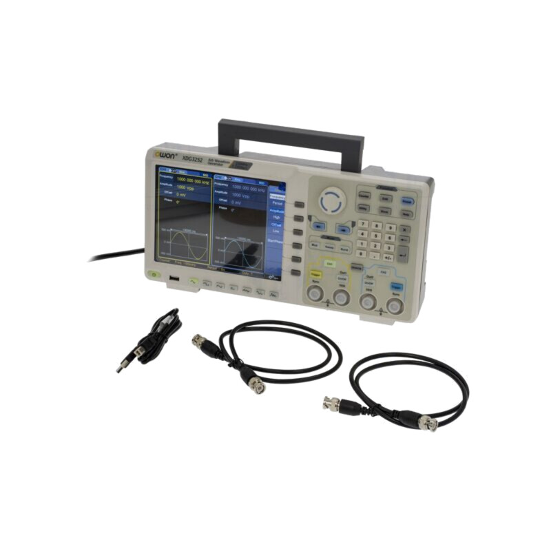 Generator: de funcţii, arbitrar; 250MHz; LCD 8"; 800x600; Ch: 2