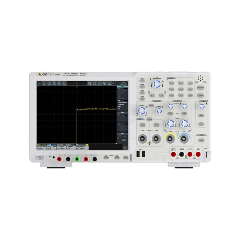 Osciloscop: digital; Ch: 2; 100MHz; 1Gsps; 10Mpts; LCD TFT 10,4"