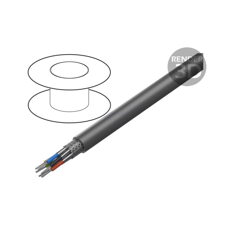 Cablu; Xtra Guard® 1; 6x16AWG; ecranat,folie Al-PET; PVC; 300V