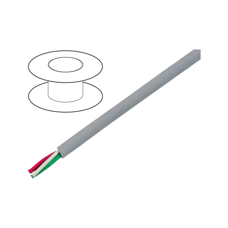 Cablu; EcoCable Mini; 4x24AWG; neecranat; 300V; 305m; Cu; litat