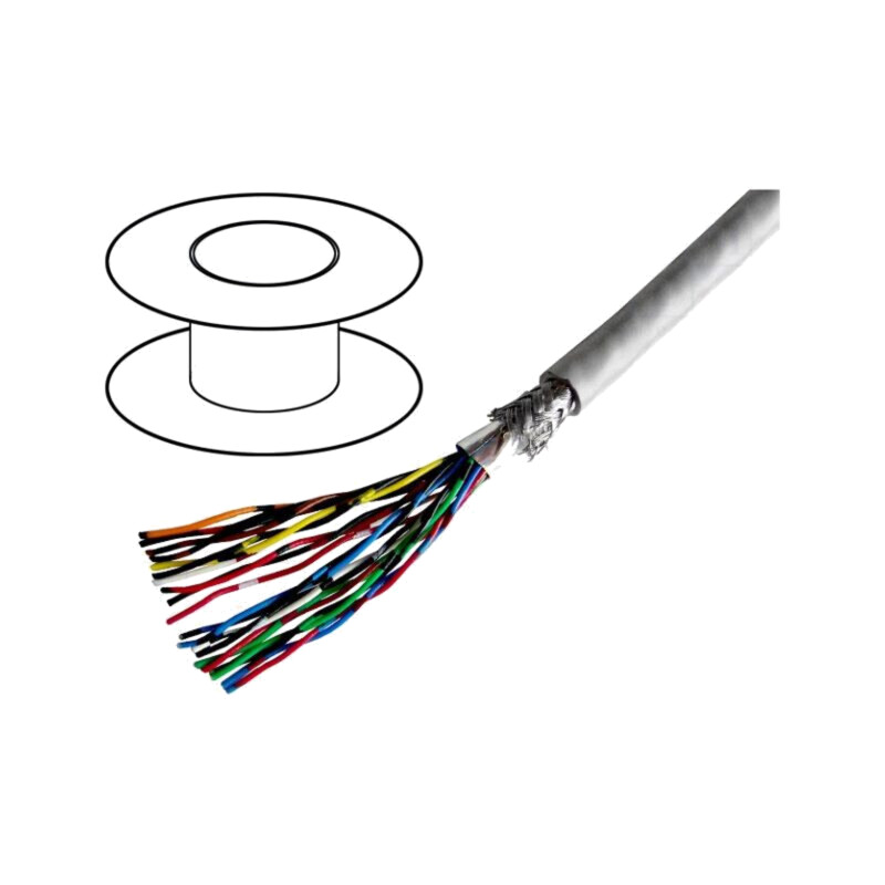 Cablu; 20x2x28AWG; PVC; 50V; 91,5m; Conductor de protecţie: fără