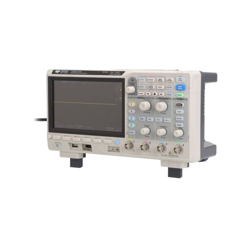 Osciloscop: digital; Ch: 4; 100MHz; 1Gsps; 14Mpts/ch; 1n÷100s/div