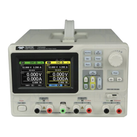 Alimentator: de laborator programabil; Ch: 3; 0÷32VDC; 0÷3,2A