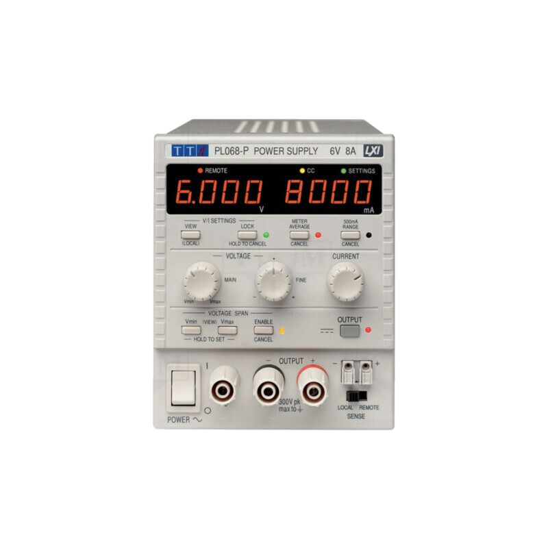 Alimentator: de laborator programabil; Ch: 1; 0÷6VDC; 0÷8A; 1mV