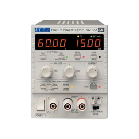 Alimentator: de laborator programabil; Ch: 1; 0÷60VDC; 0÷1,5A; 1mV