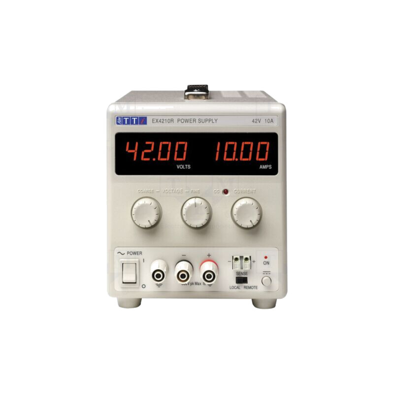Alimentator: de laborator; canal unic; 0÷42VDC; 0÷10A; 230VAC