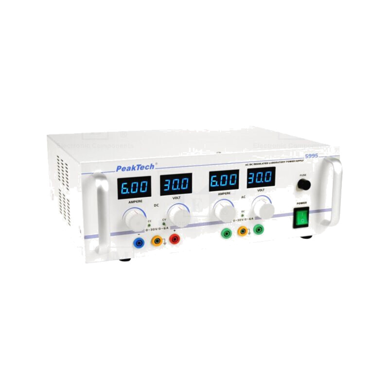 Alimentator: de laborator; AC/DC,reglabil,multicanal; 0÷30VDC