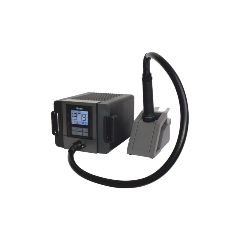 Staţie cu aer cald; digitală,din butoane; 1000W; 100÷500°C; ESD